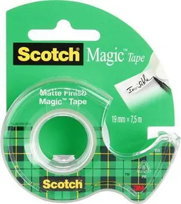 Klebeband, mit Abwickler, 19mm x 7,5m, 3M/SCOTCH Magic Tape